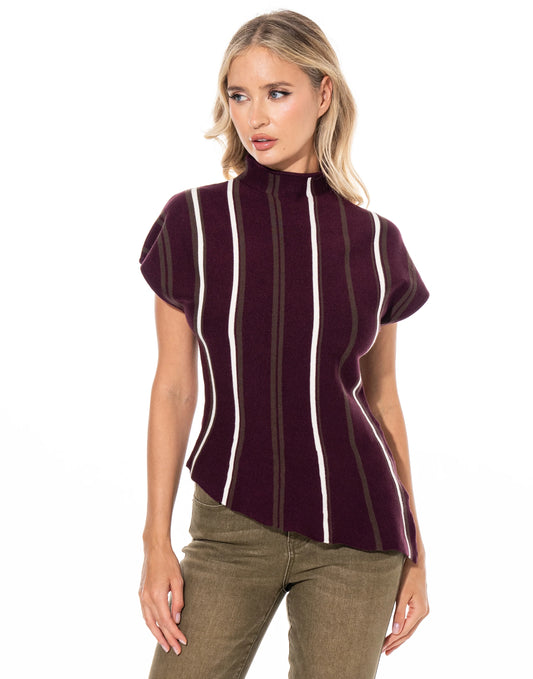 Asymmetric Knit Top