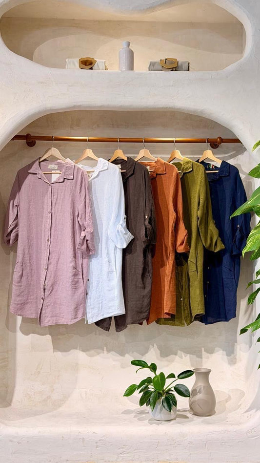 Linen Dress Made in Italy (Italiano)